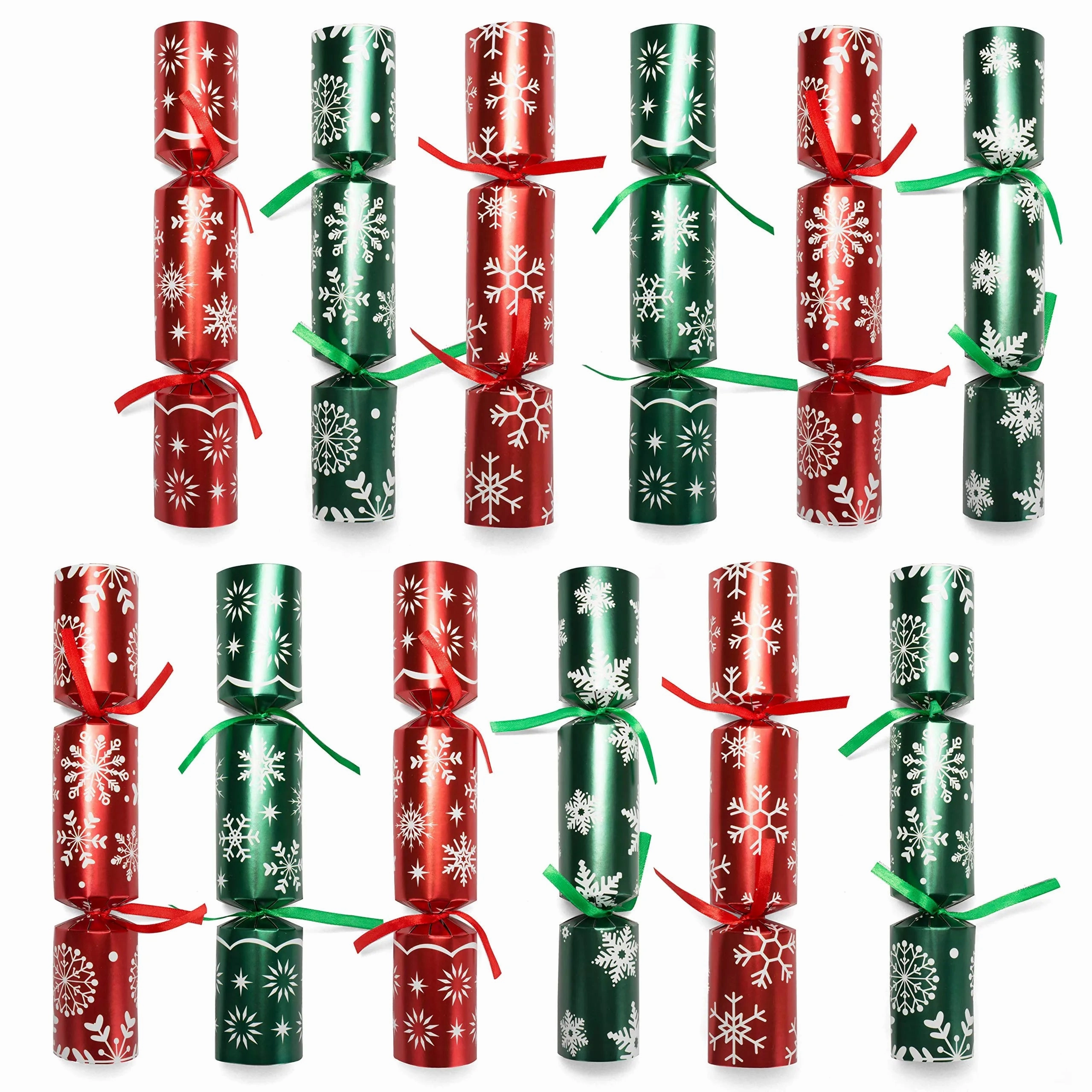 Ghoulish Ornaments Mystical Decorations 10in Christmas No Snap Party Favor (Red & Green)