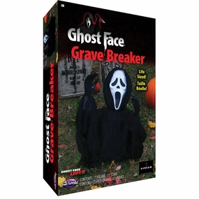 12" Ghost Face Grave Breaker Spooky Props