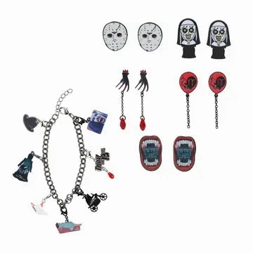 Ghostly Accessories Enchanting Accessories 13 Days of Classic Horror Bracelet with Mystery Charms