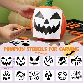 14 Pcs Halloween Pumpkin Carving Kit Fantastic Party