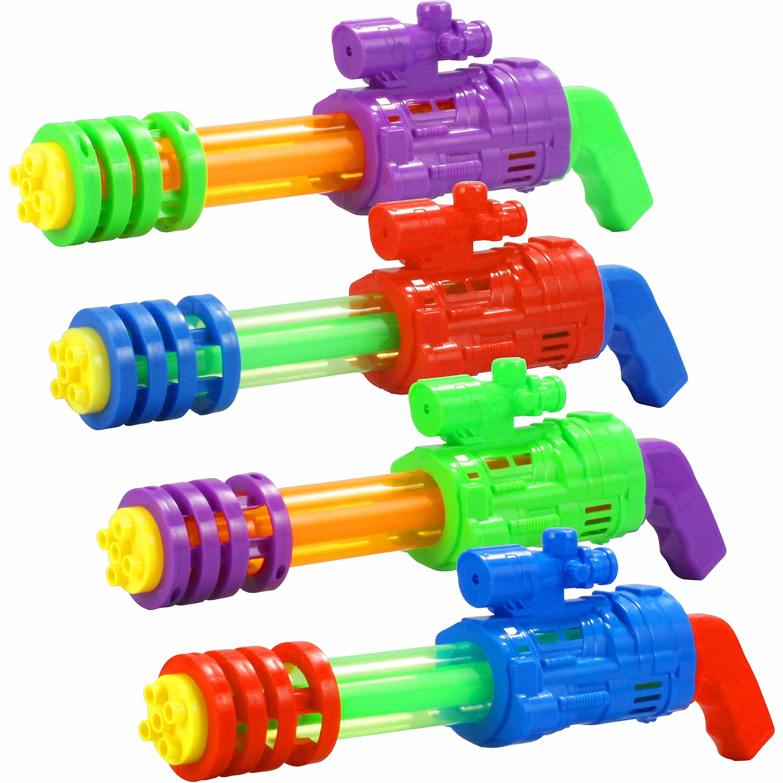 Reputation Build 15" Water Blaster Toys, 4 Pcs