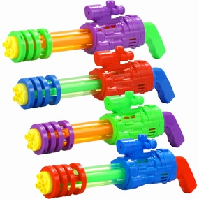 Reputation Build 15" Water Blaster Toys, 4 Pcs