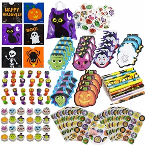 Enchanting Displays 168 Pcs Pack Assorted Halloween Art And Craft