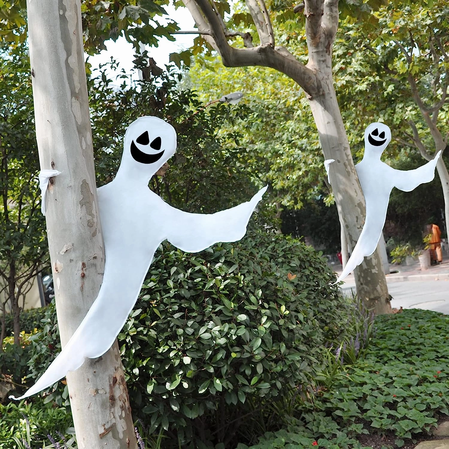 Wicked Designs 2 Tree Wrap Decoration Ghost (Smile)