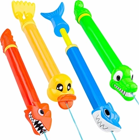 Sensory Exploration 4 Pcs 18.5in Water Blaster Squirt Guns