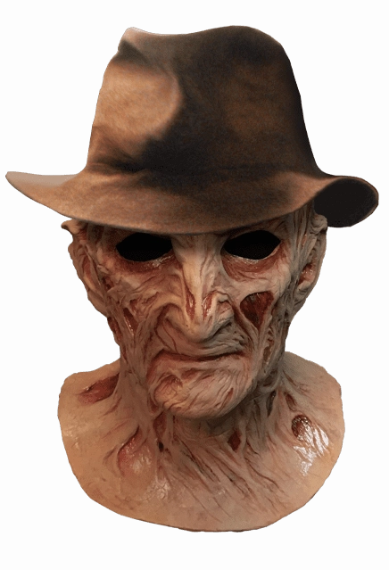 A Nightmare On Elm Street 4: The Dream Master - Deluxe Freddy Krueger Mask with Fedora Hat Whimsical Crafts Playful Ornaments