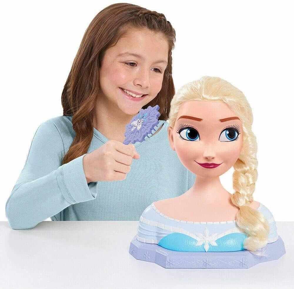 Triple Tech Editor's Choice Disney Frozen 2 Deluxe Elsa Snow Queen Deluxe Styling Head