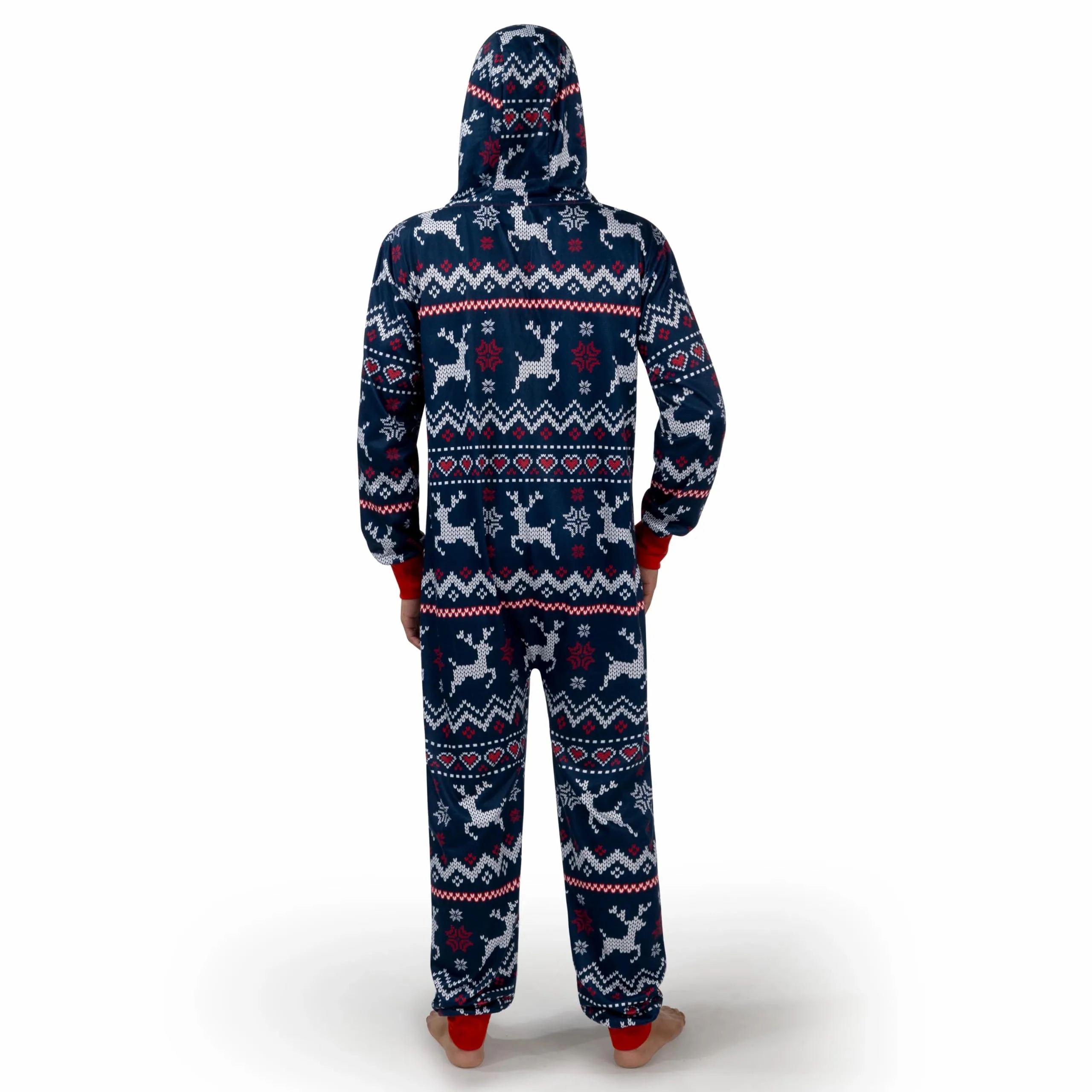 Adults Christmas Hooded Pajamas, Men Loose Christmas Pajamas Enchanting Treats Ghostly Treats