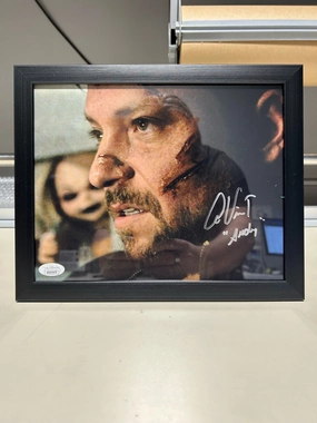 Creepy Figures Wicked Displays Alex Vincent signed 8x10s with JSA Framed