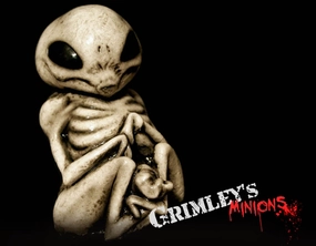 Wicked Ornaments Scary Props Alien/Cthulthu Embryo Specimen