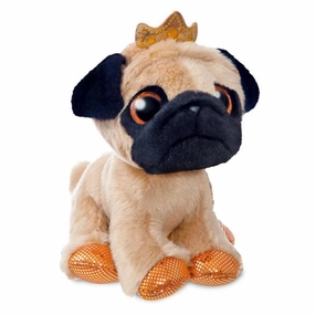 AURORA Royal Pug Dog Plush 17cm Mini Casket Flawless Worker
