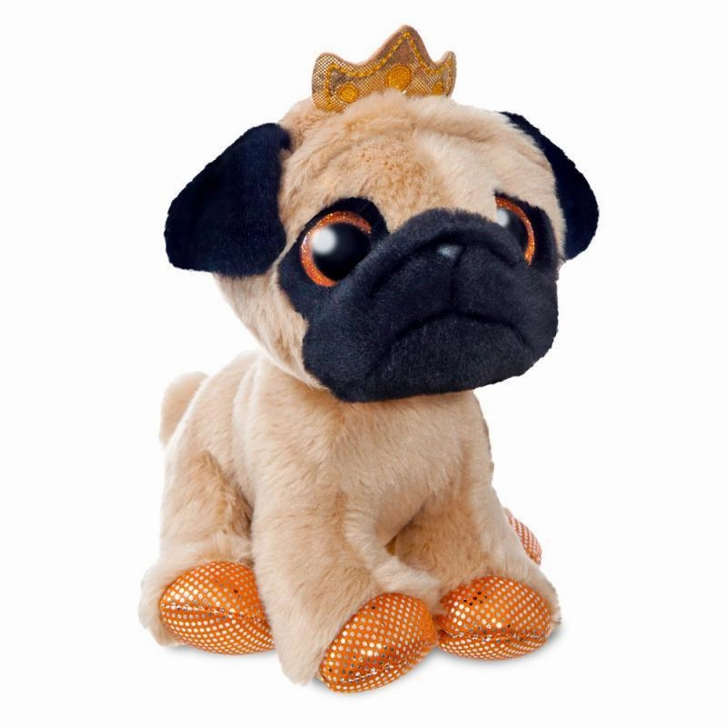 AURORA Royal Pug Dog Plush 17cm Mini Casket Flawless Worker