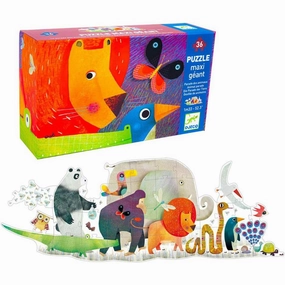 Secret Area Workplace Scenario Animal Parade 36 Piece Giant Floor Puzzle