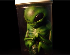 Area 51 Alien - Green Frightening Designs Scary Displays