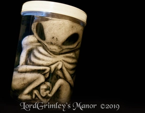 Whimsical Lights Area 51 Alien - White