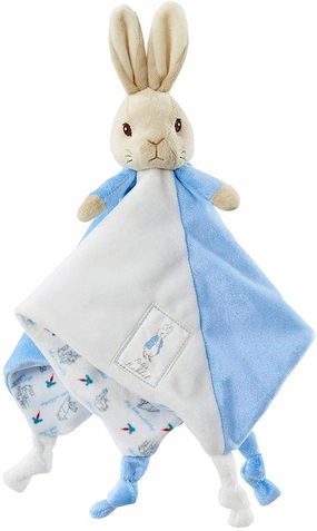 Peter Rabbit Blue Comfort Blanket Roaring Twenties Tiny Copy