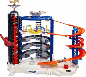 Social Commentary HOT WHEELS Super Ultimate Garage Playset with Motorized Gorilla and Cars