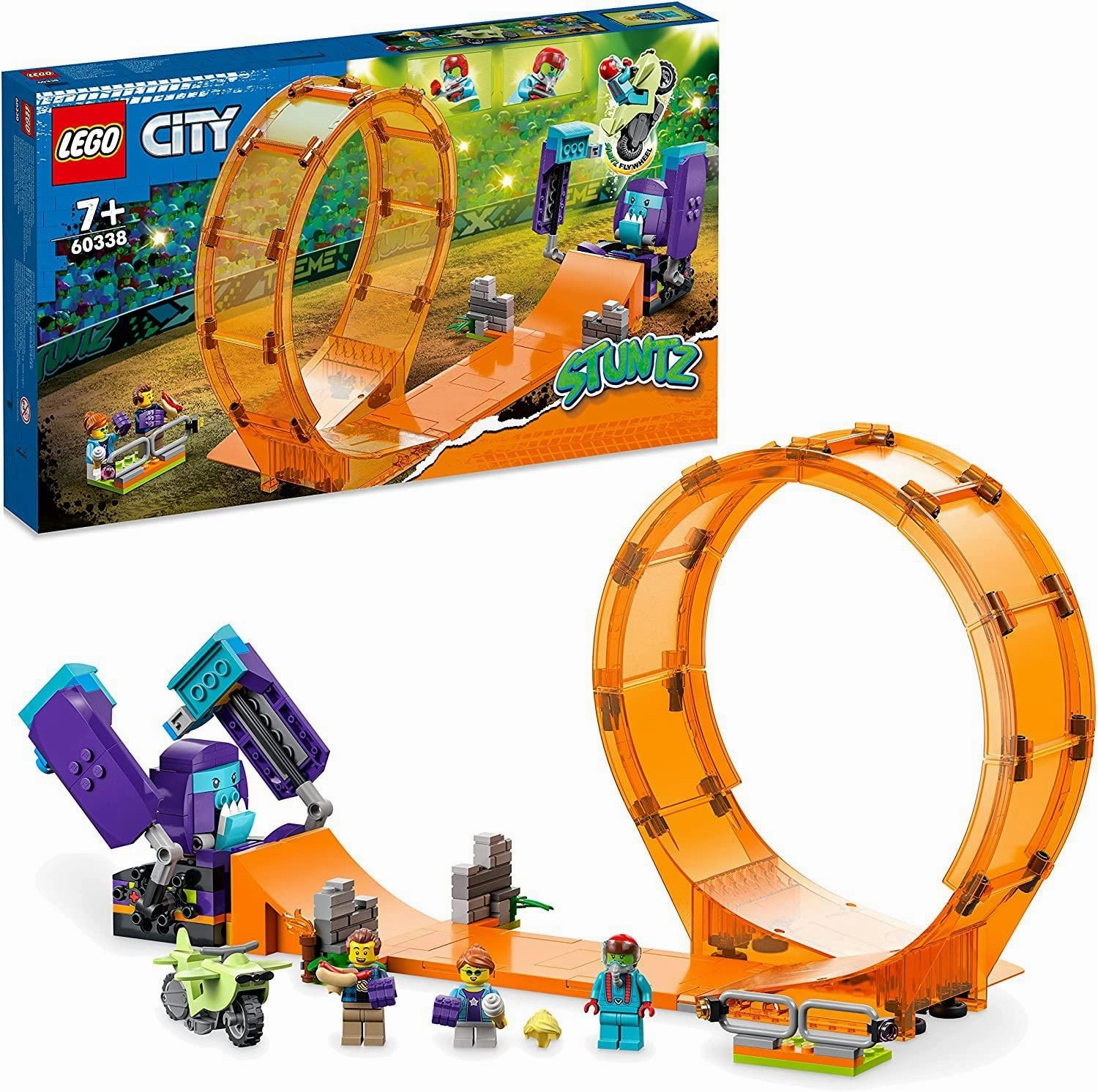 Risk Reward LEGO CITY 60338 Stuntz Smashing Chimpanzee Stunt Loop Set