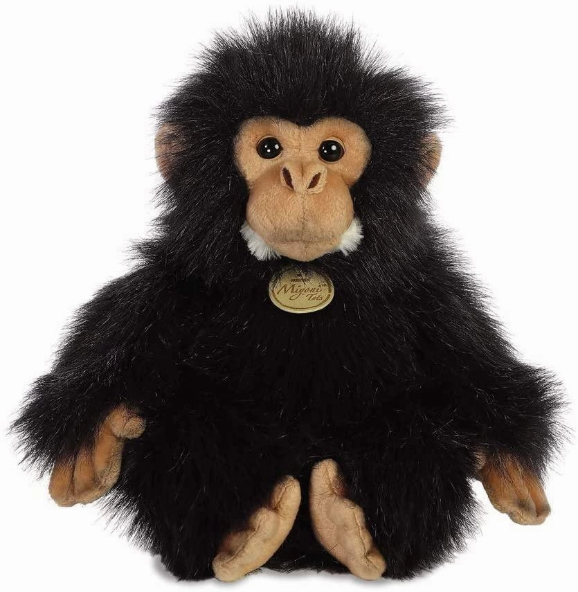 AURORA 26293 MiYoni Chimpanzee 10.5-Inch Soft Toy Entertainer Craftsperson Bronze Finish