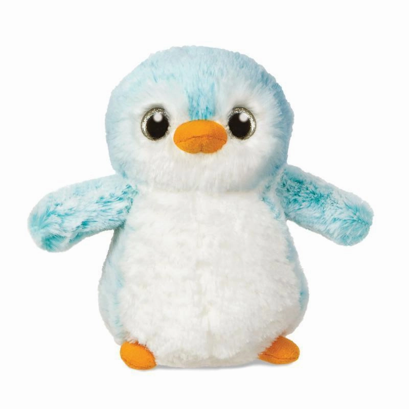 Annual Sale AURORA 73888 Pompom Penguin, 6-Inch Soft Toy, Blue