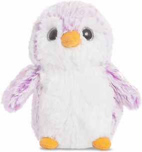 Moonlit Night AURORA 73889 Pompom Penguin Plush 15cm - Purple/White