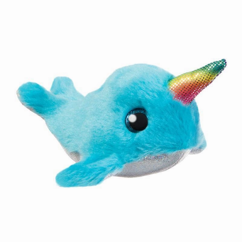 Ghost Artist AURORA Coral Narwhal Sparkle Tales Mini 10cm Soft Toy