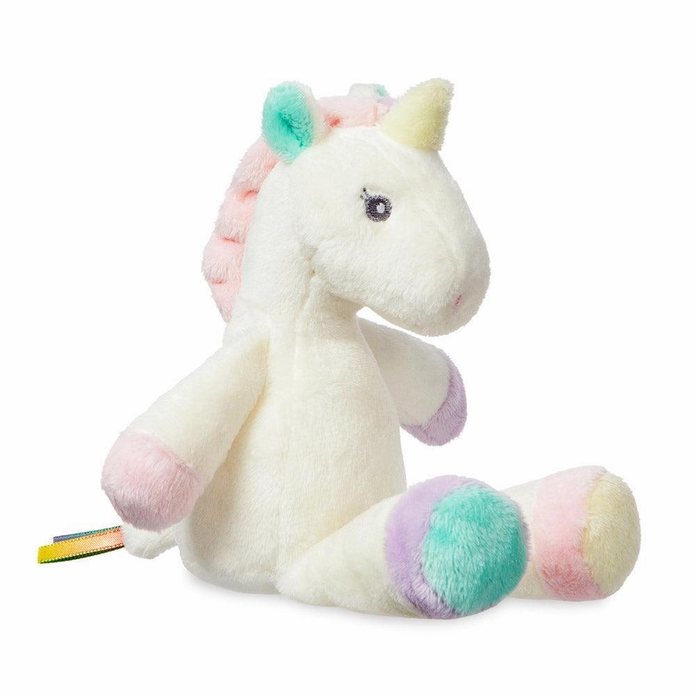 Combined Effort Environmental Message AURORA Lil' Unicorn Sparkle 8-inch Rattle