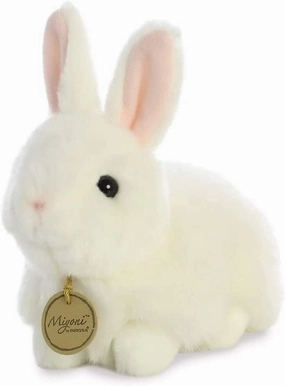 Sci-Fi Theme Gigantic Artist AURORA MiYoni Angora 19cm White Bunny