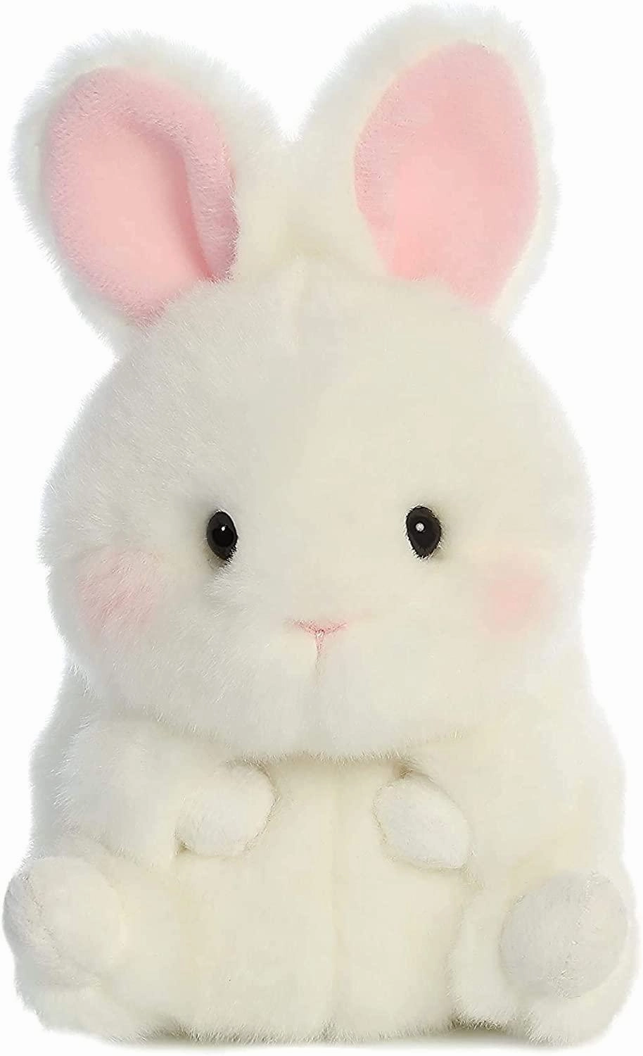 Tiny Novelty Matching Pair AURORA Rolly Pet 5-inch Bunbun Bunny - White
