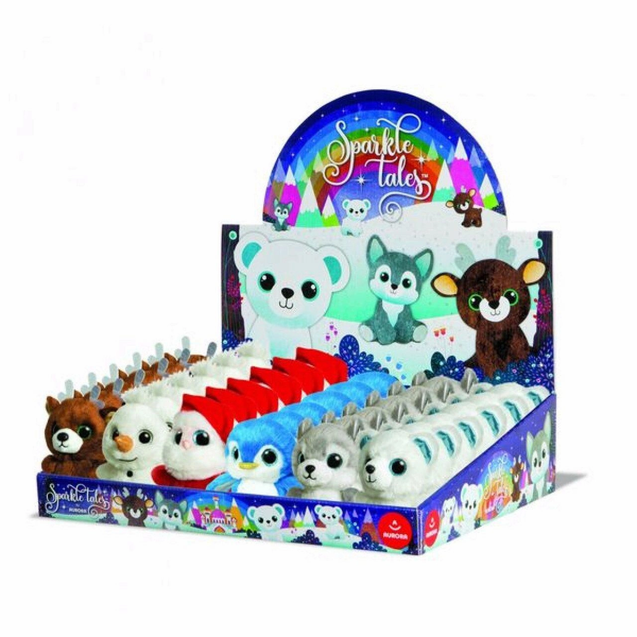 Little Imitation Little Clutch AURORA Sparkle Tales Mini Winter 10cm Soft Toy - Assorted