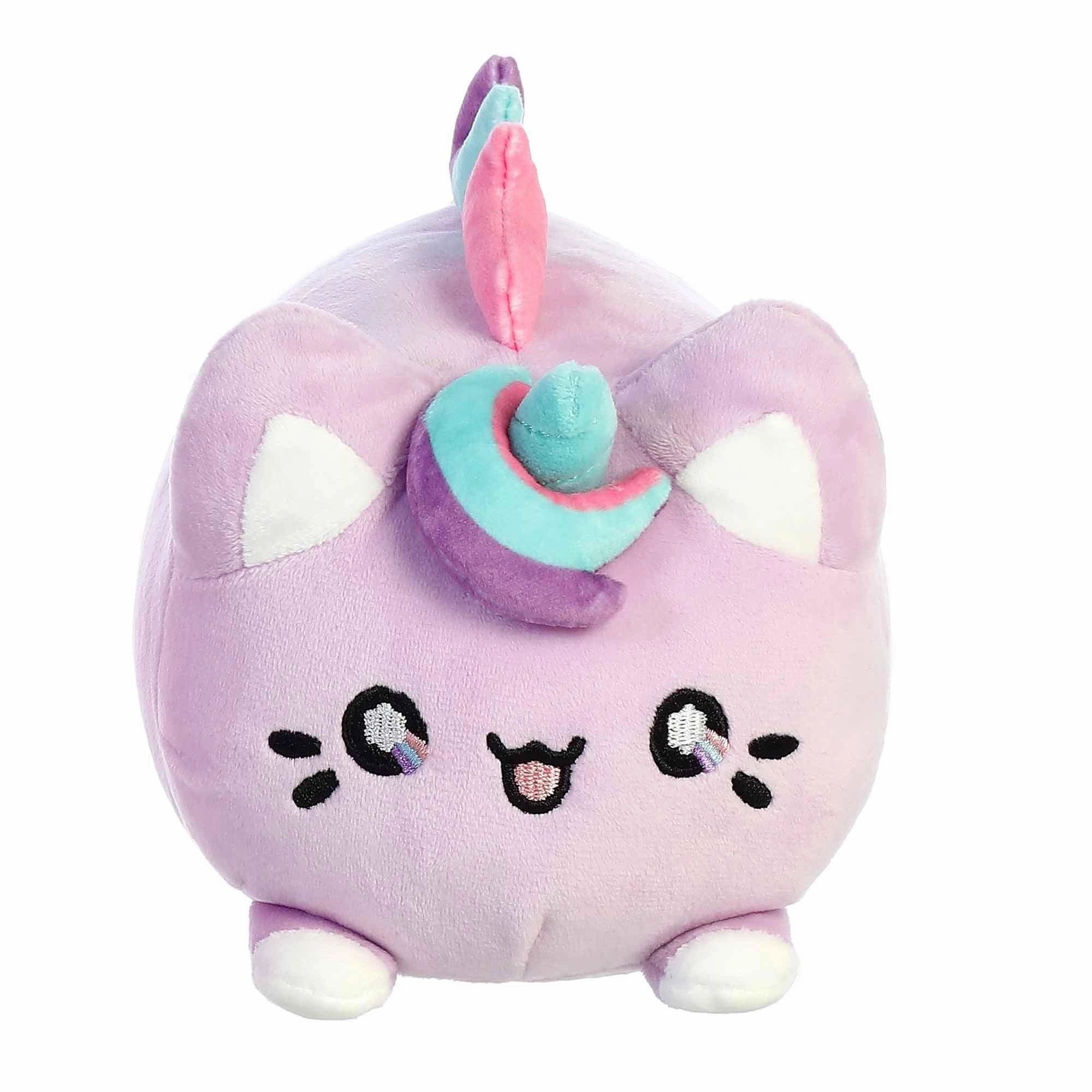 Crash Tested Seal Creator AURORA Tasty Peach 7-Inch Lavender Dream Meowchi Plush