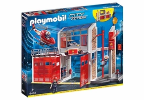 PLAYMOBIL 9462 CITY ACTION - Fire Station with Fire Alarm Orchestral Soundtrack