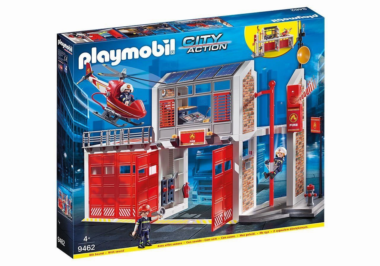 PLAYMOBIL 9462 CITY ACTION - Fire Station with Fire Alarm Orchestral Soundtrack