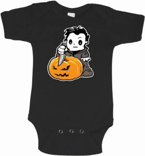 Playful Lights Baby Michael Myers Graphic Onesie or Tee