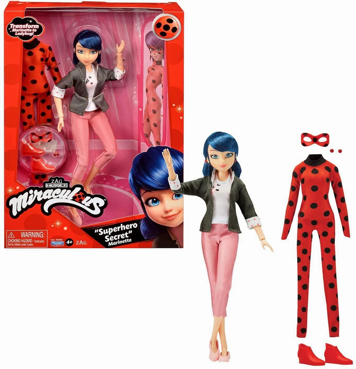 Miraculous Fashion Dolls Transform Pack Motion Controls Unison Attack