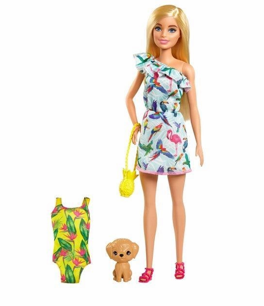 Deluxe Version Attention Span Barbie Birthday Surprise Sister & Pet Accessories Assortment
