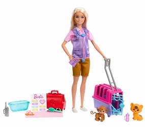 Barbie Careers Doll & Accessories, Animal Rescue & Recovery Playset Twitch Integration Medical use