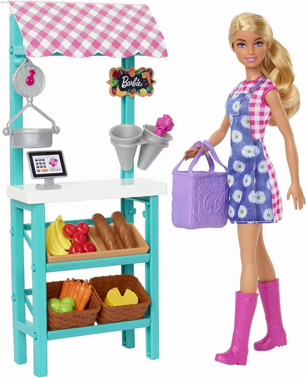 Barbie Famers Market Playset Pass Play
