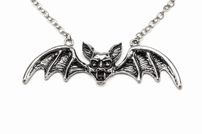 Bat Pendant Necklace Playful Figures