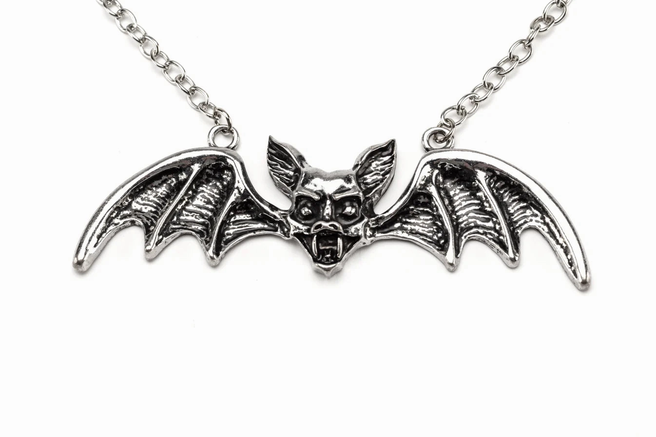Bat Pendant Necklace Playful Figures