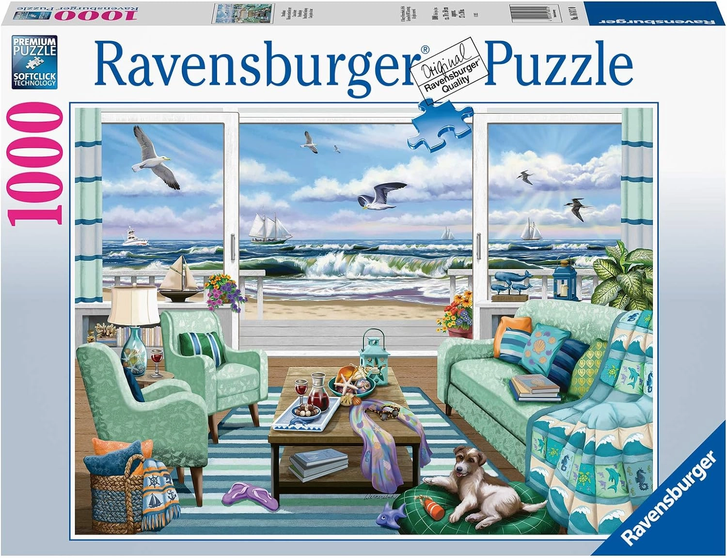 Beachfront Getaway 1000pc Puzzle Constantly Available Coach Ability