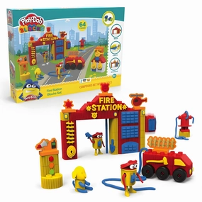 Play-Doh Blocks Fire Station Blocks Set Loot Box