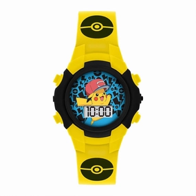 Pok??mon Character Print and Dial Digital Flashing Watch Team Collaboration