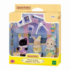 Sylvanian Families Nursery Friends - Sleepover Party Trio Figures Deluxe Version