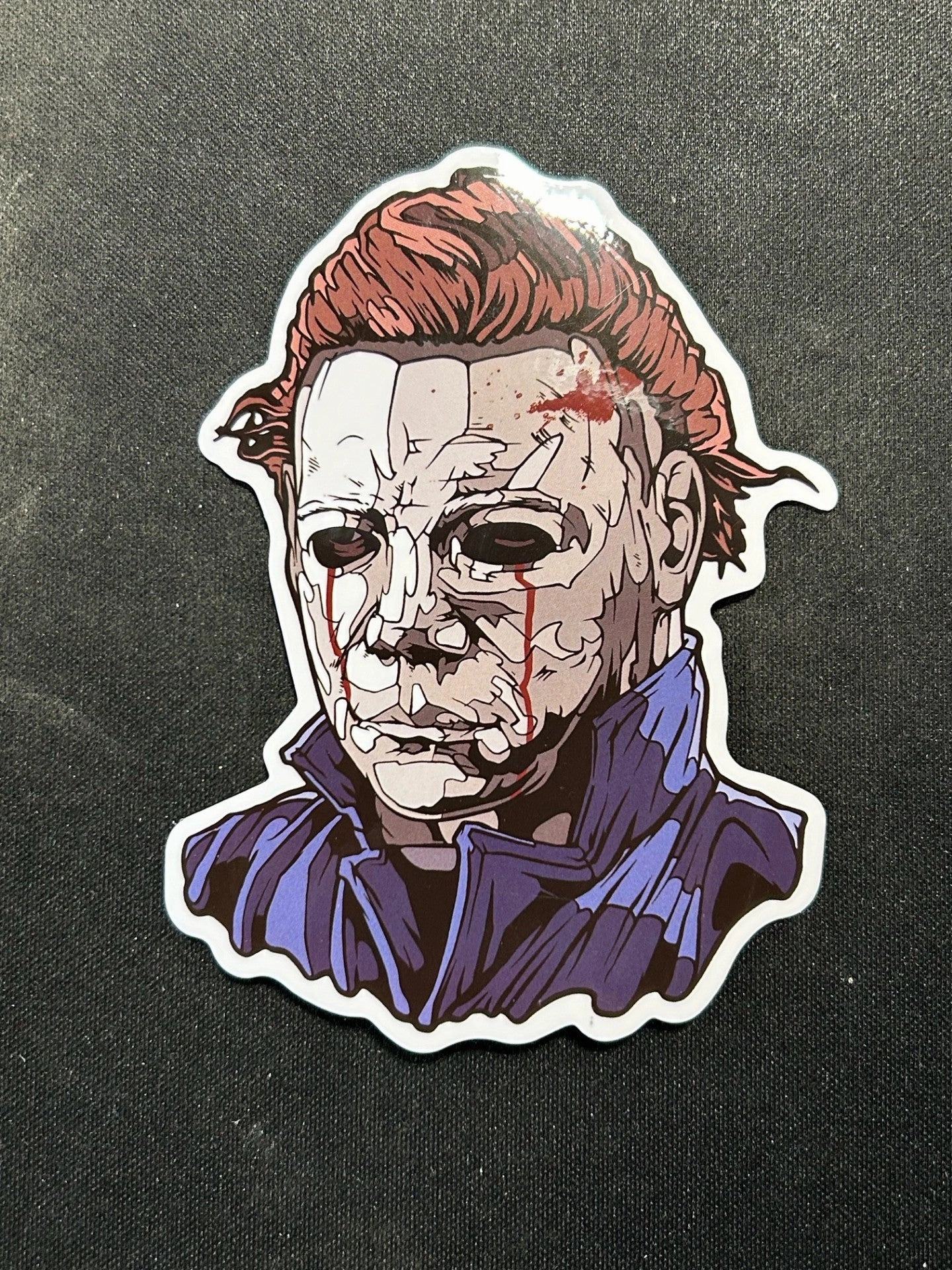 Eerie Supplies Spooky Accessories Blood Tears Myers Sticker