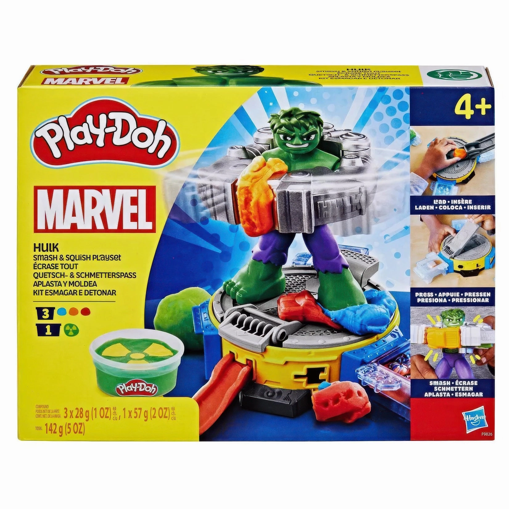 Fan Fiction Weather System Play-Doh Hulk Smash and Squish Playset