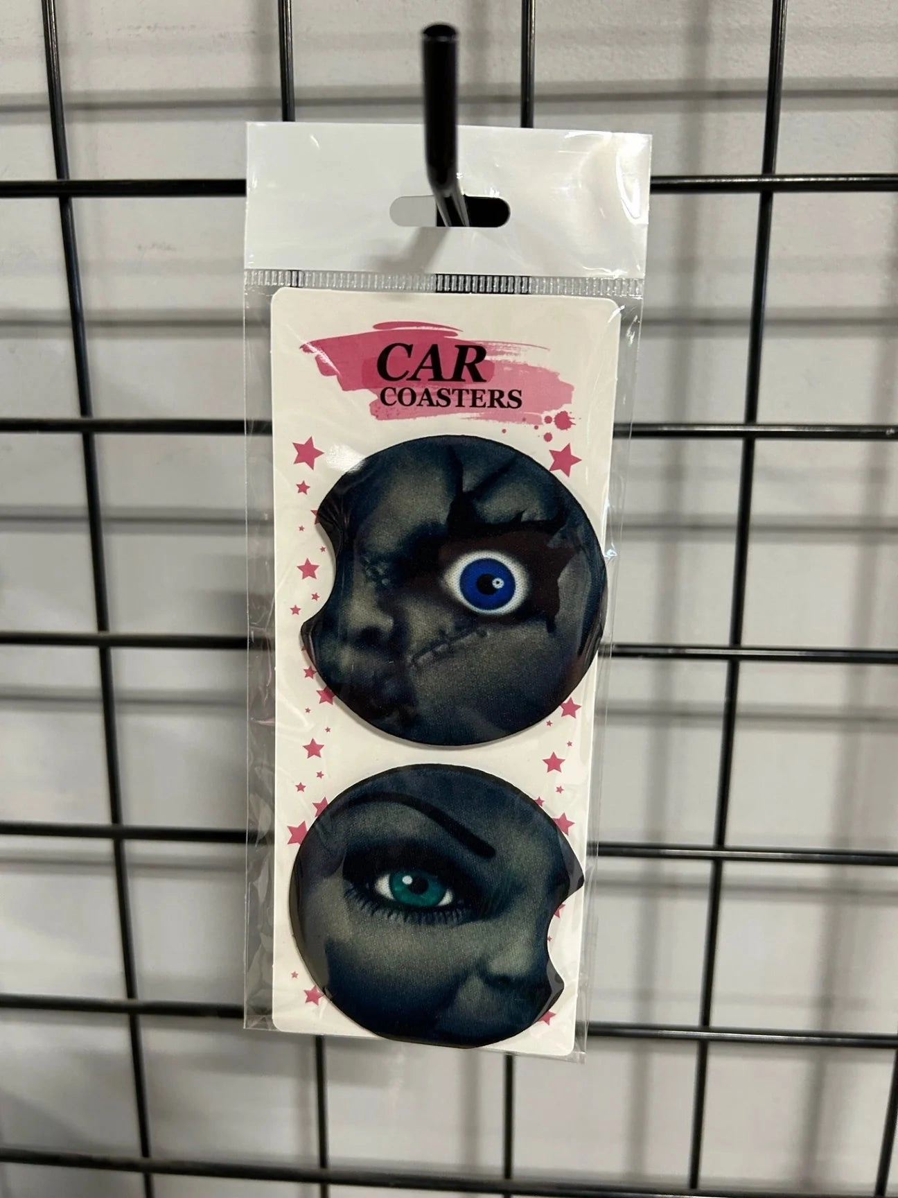 Whimsical Ornaments Bride of Chucky Car Coasters