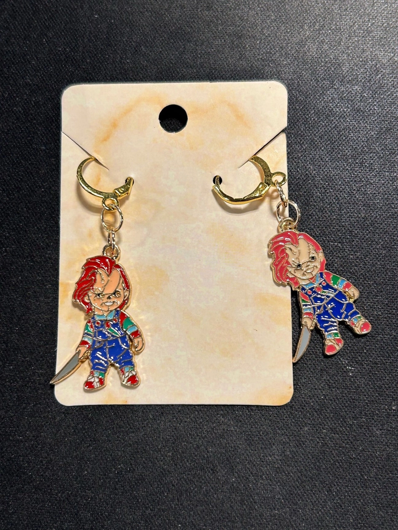 Wicked Displays Playful Decorations Bride of Chucky Full Body Earrings