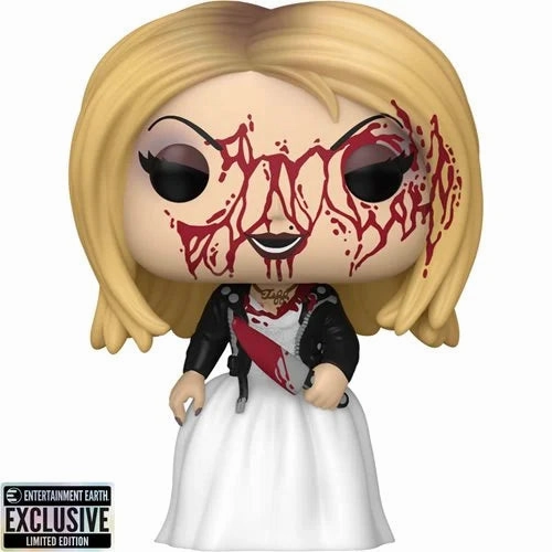 Frightening Lights Festive Masks Bride of Chucky Tiffany Bloody Funko Pop! Vinyl Figure #1695 - Entertainment Earth Exclusive