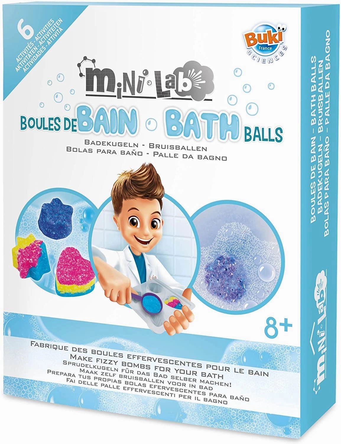 BUKI France 3010 - Mini Lab Bath Balls Playset Adult Content Day One Patch